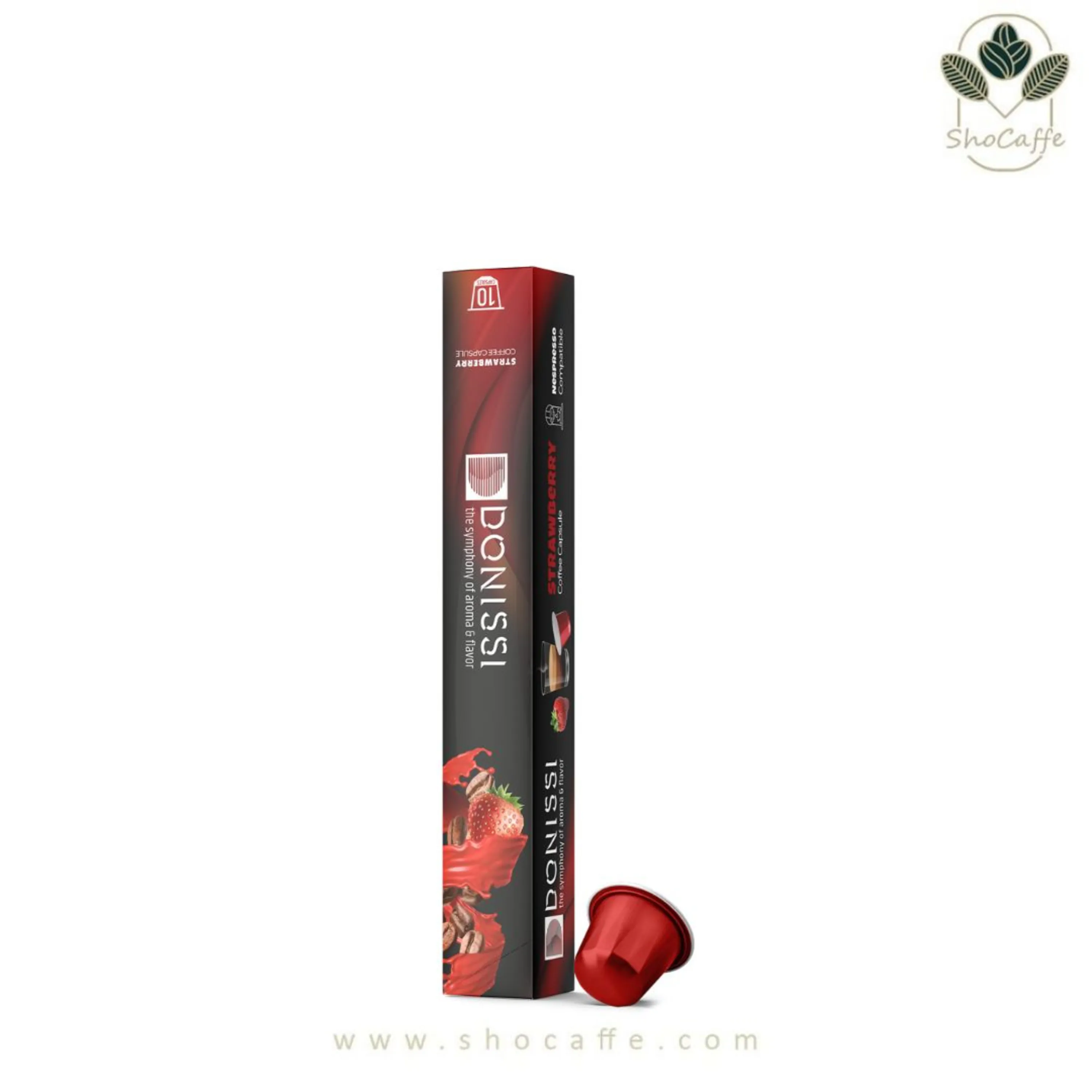 کپسول قهوه نسپرسو دونیسی مدل توت فرنگی Donissi Strawberry کپسول قهوه نسپرسو دونیسی مدل توت فرنگی Donissi Strawberry